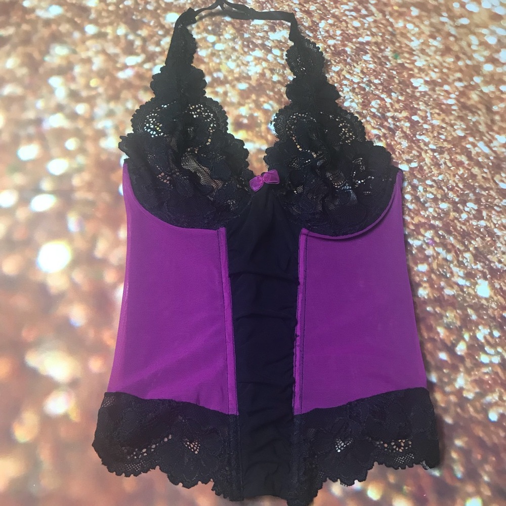 Frederick's of Hollywood boustier corset style lingerie